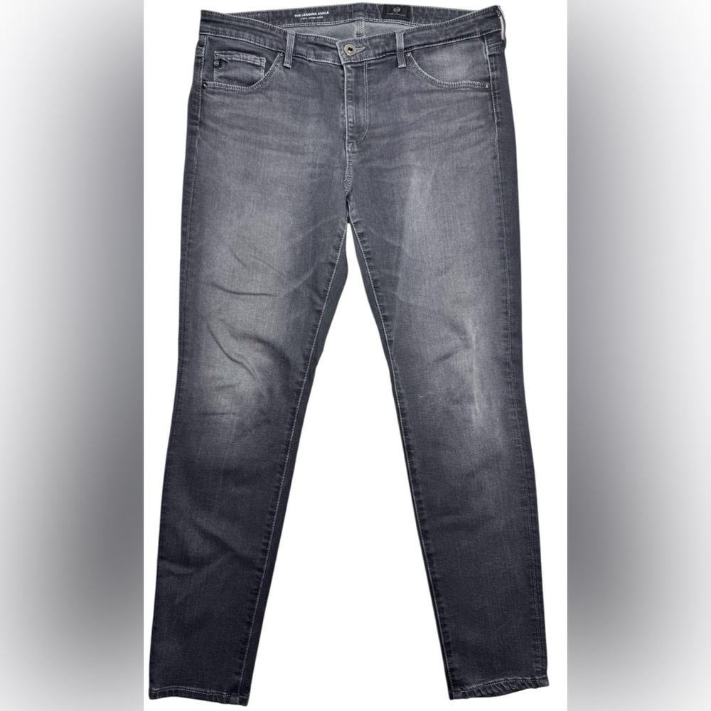 Adriano Goldschmied Legging Ankle Gray Wash Jeans Womens 30